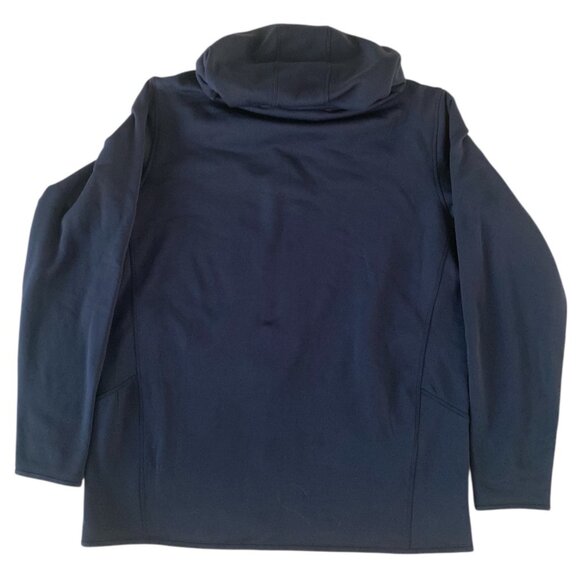 Kirkland Men’s Hood Fleece Jacket XL Navy NEW Stretch - Picture 4 of 6
